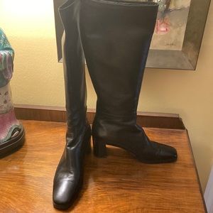 Stuart Weitzman Derban Black Napa boots